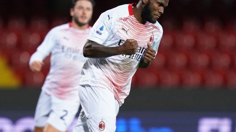 Benevento-Milan 0-2: altra prova di forza, Leao e Kessie abbattono Inzaghi