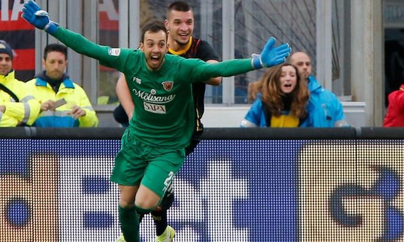 Benevento – Milan, al Vigorito l’ultima volta Brignoli salvò le Streghe