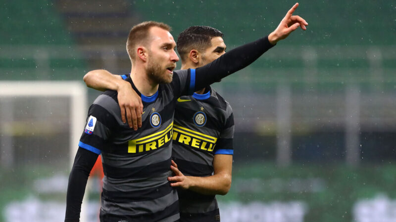 Serie A: l’Inter strapazza il Benevento e torna a -2