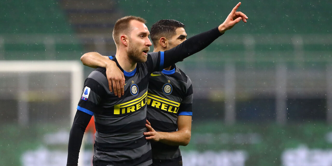 Serie A: l’Inter strapazza il Benevento e torna a -2