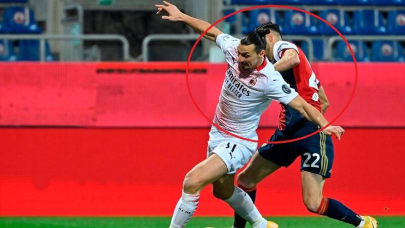 Cagliari-Milan, la moviola: Abisso promosso con riserva