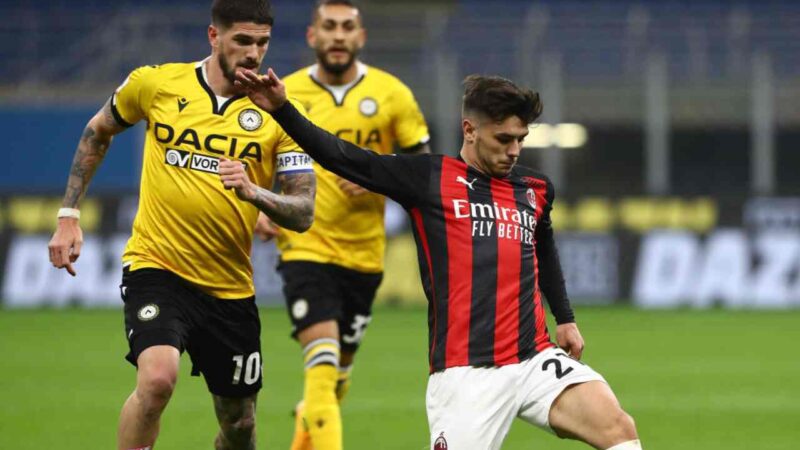 Milan – Udinese 1-1, le pagelle: male Leao e Theo, si salva Kessié