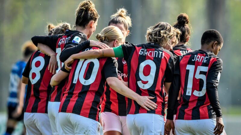 Coppia Italia femminile, il Milan batte l’Inter e vola in finale