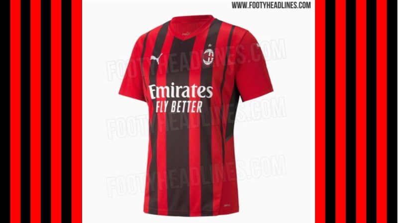 Nuova maglia Milan stagione 2021-22