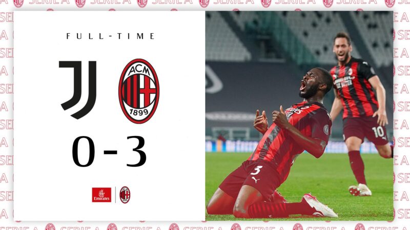 Milan, sei strepitoso! 3-0 alla Juventus che sa di Champions