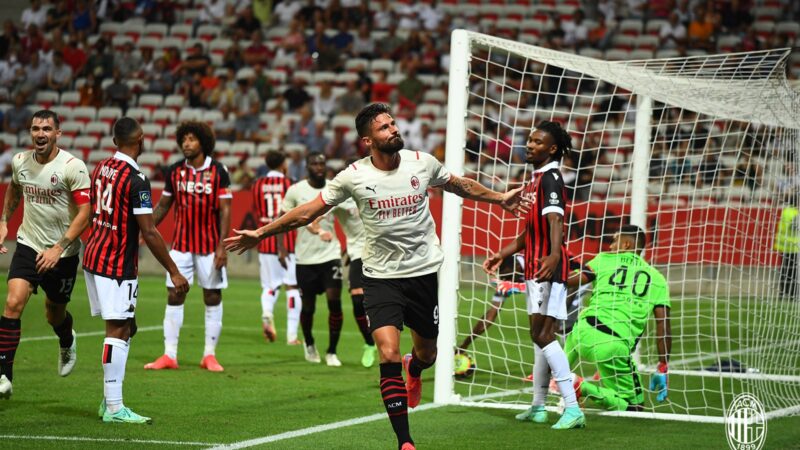 NIZZA- MILAN: finisce 1-1