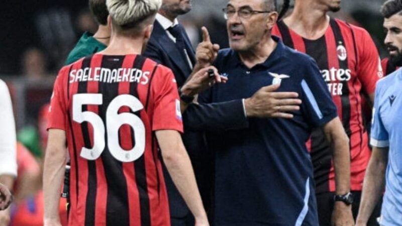 Lite Sarri-Saelemakers: Ibra interviene e rosso per l’allenatore
