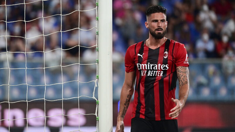 Atalanta-Milan, anche Giroud rischia di non essere convocato