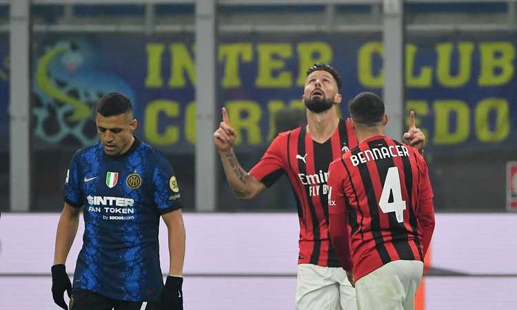 Inter – Milan (1-2), le pagelle: Giroud e Maignan protagonisti del trionfo rossonero